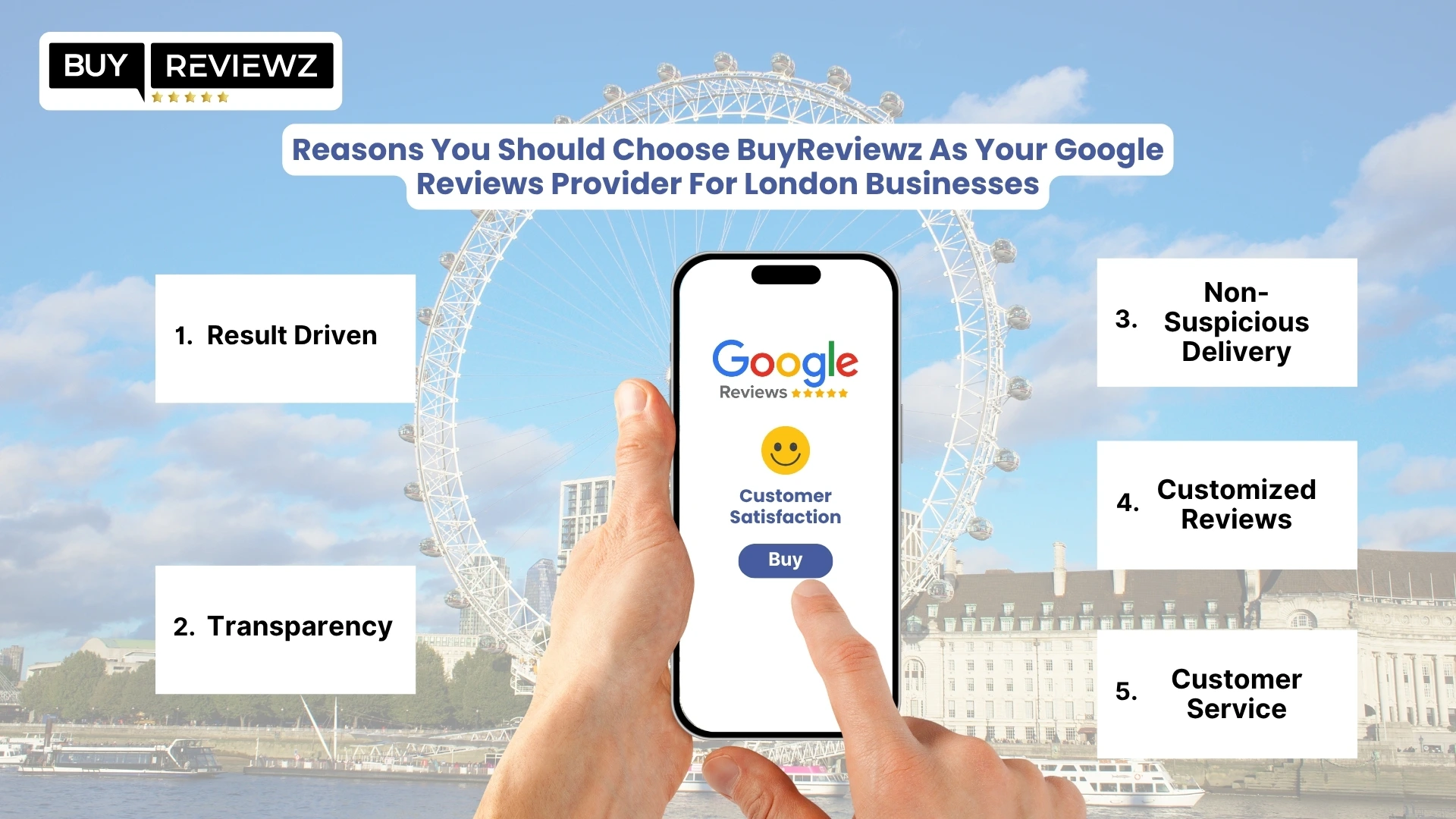 Why BuyReviewz Is the Best Choice for Buying Google Reviews in London