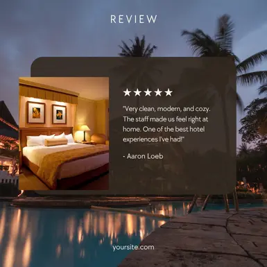Editable Hotel Review Template &ndash; 100% Free