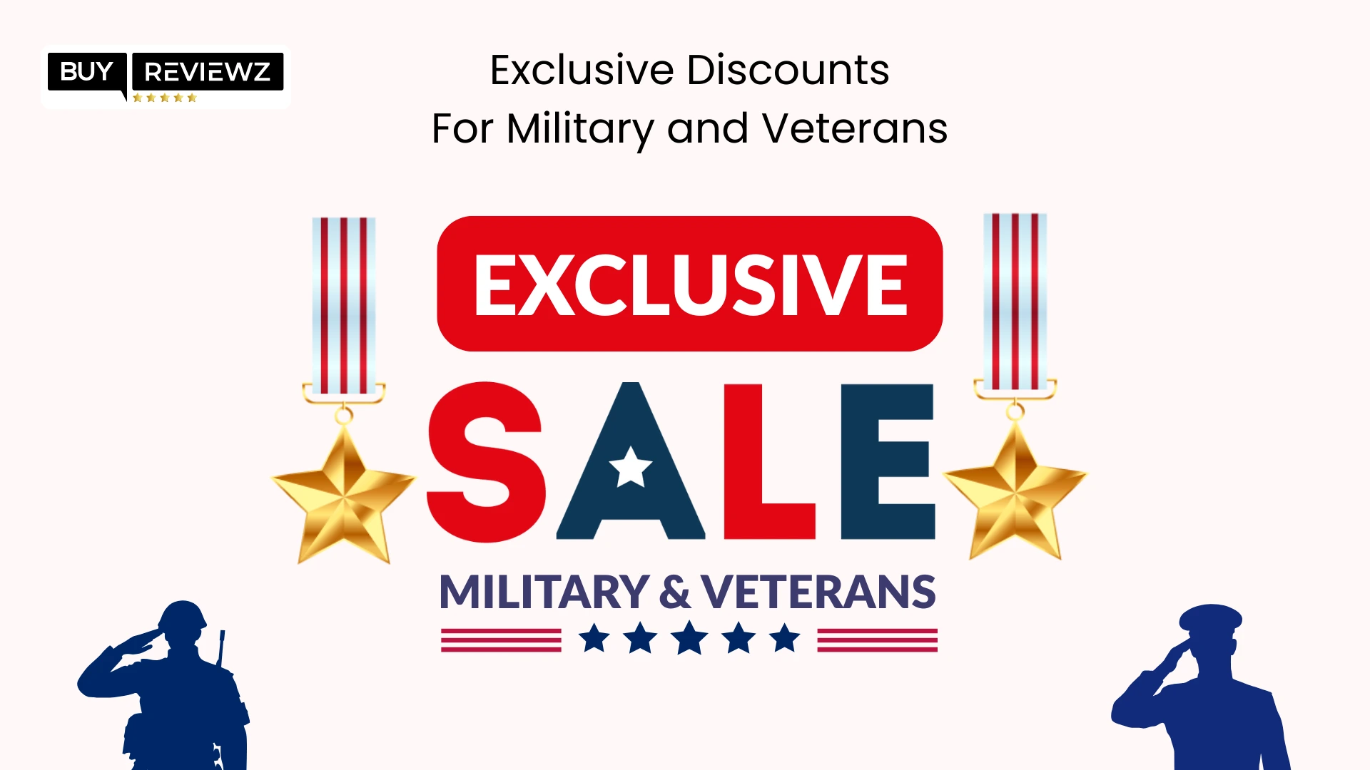 Exclusive discounts for military veterans highlighted in a patriotic promotional campaign