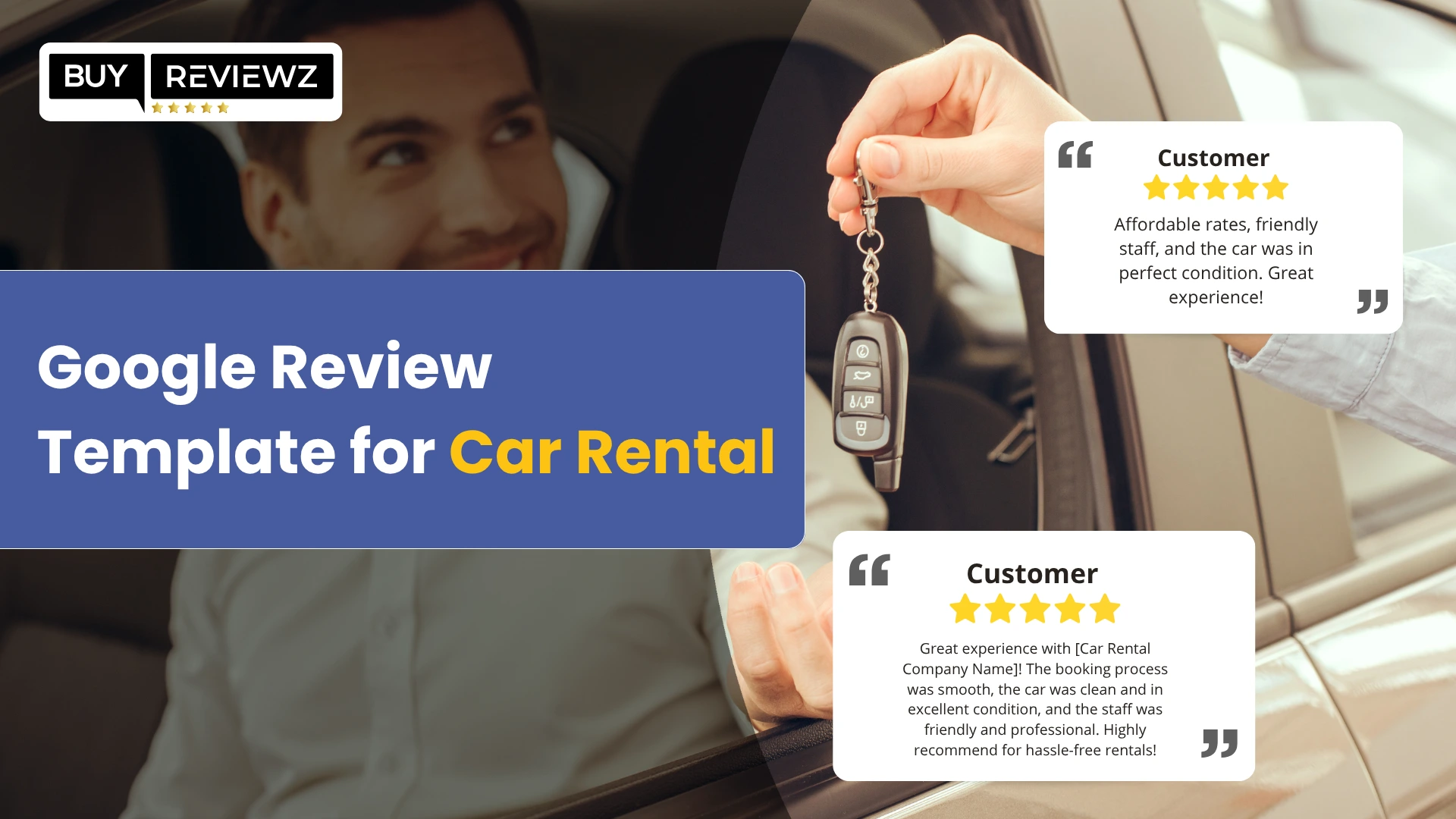 Google Review Template for Car Rental