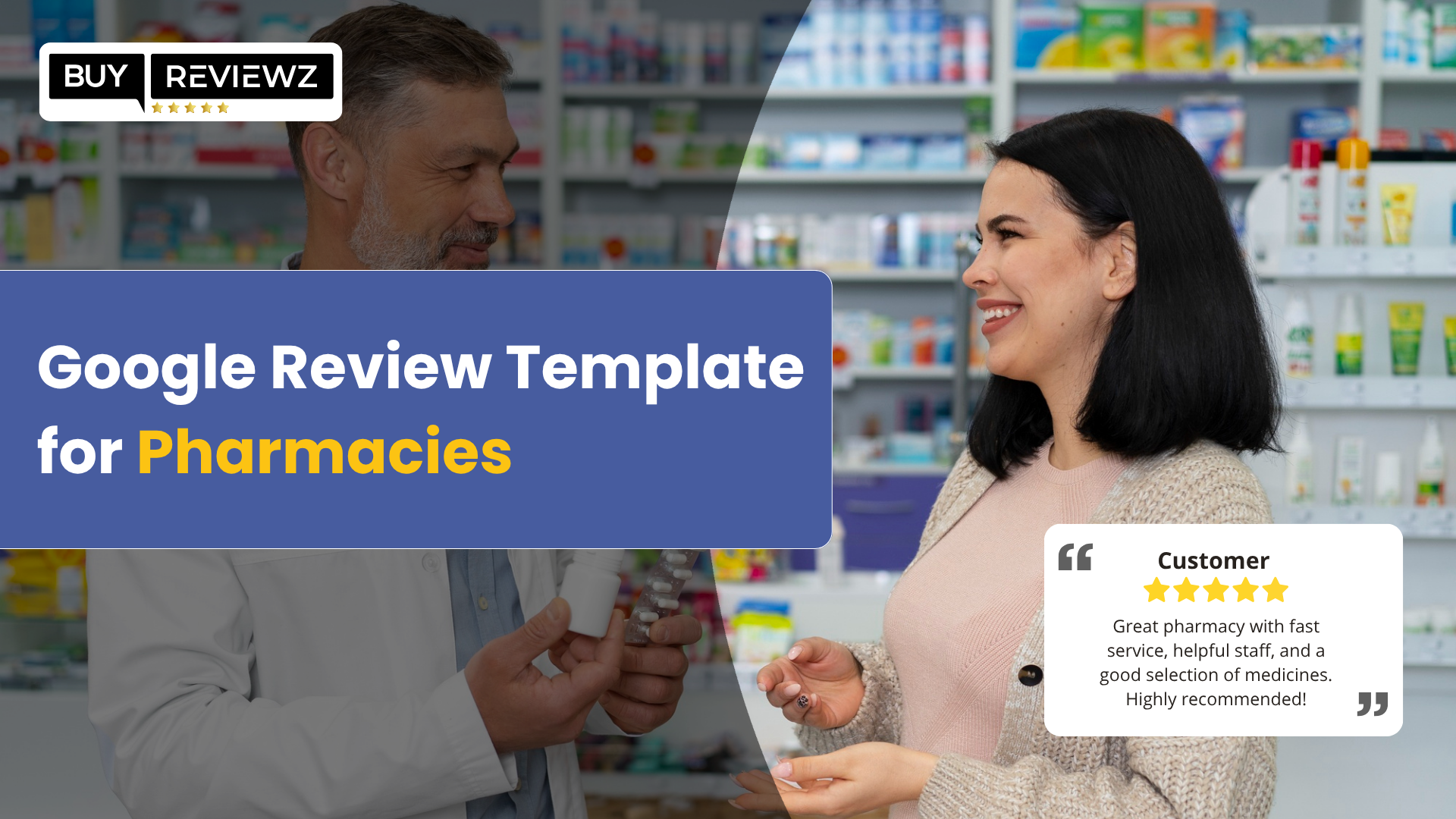 Google Review Template for Pharmacies
