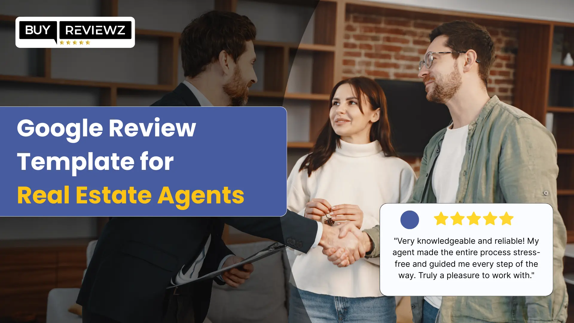 Google Review Template for Real Estate Agents