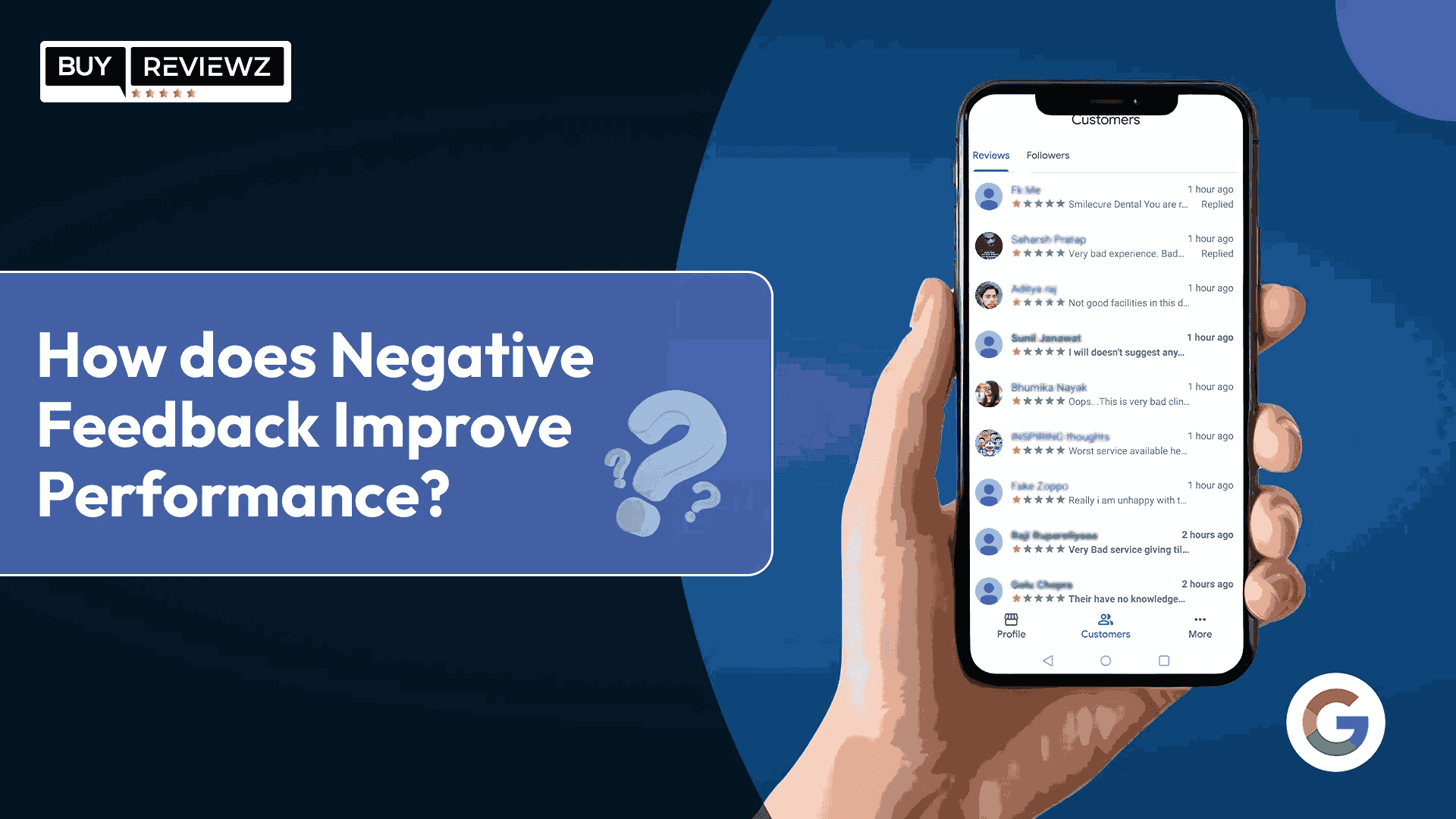 How Does Negative Feedback Improve Business Performance?