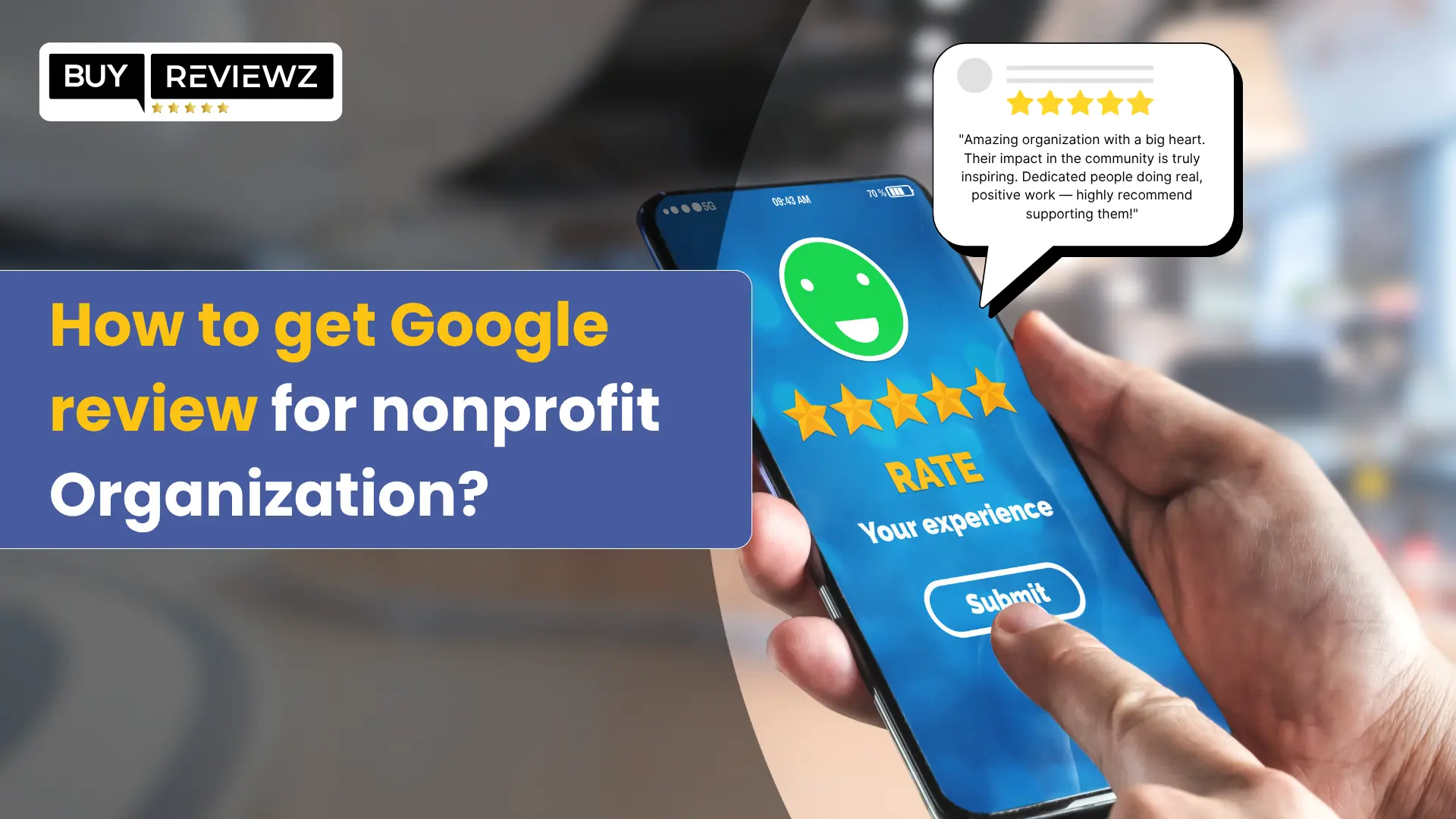 How to get Google reviews for nonprofit organisation?
