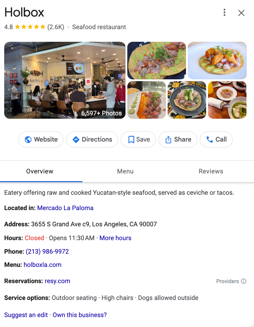 1. Set up your Google Business Profile
