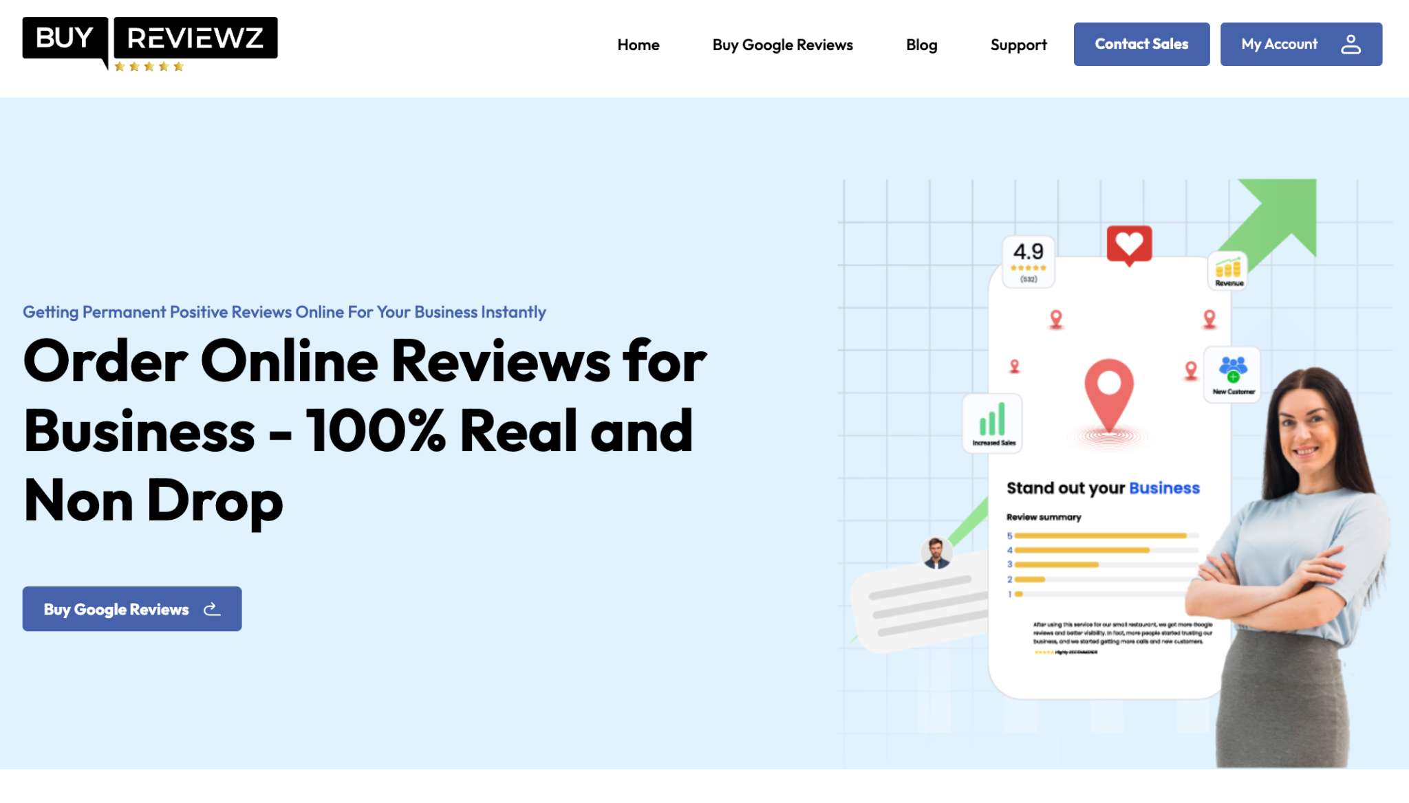 Get More Google Reviews with BuyReviewz