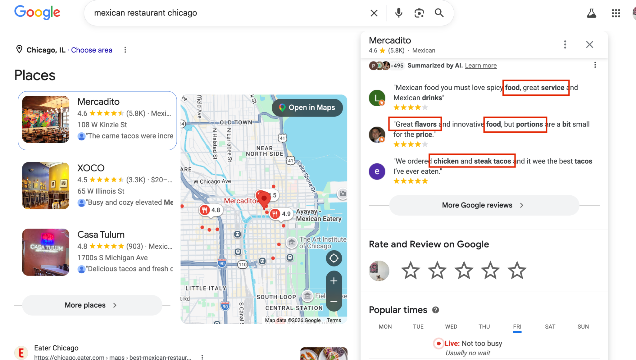 3. Influence Menu Highlights for Restaurants