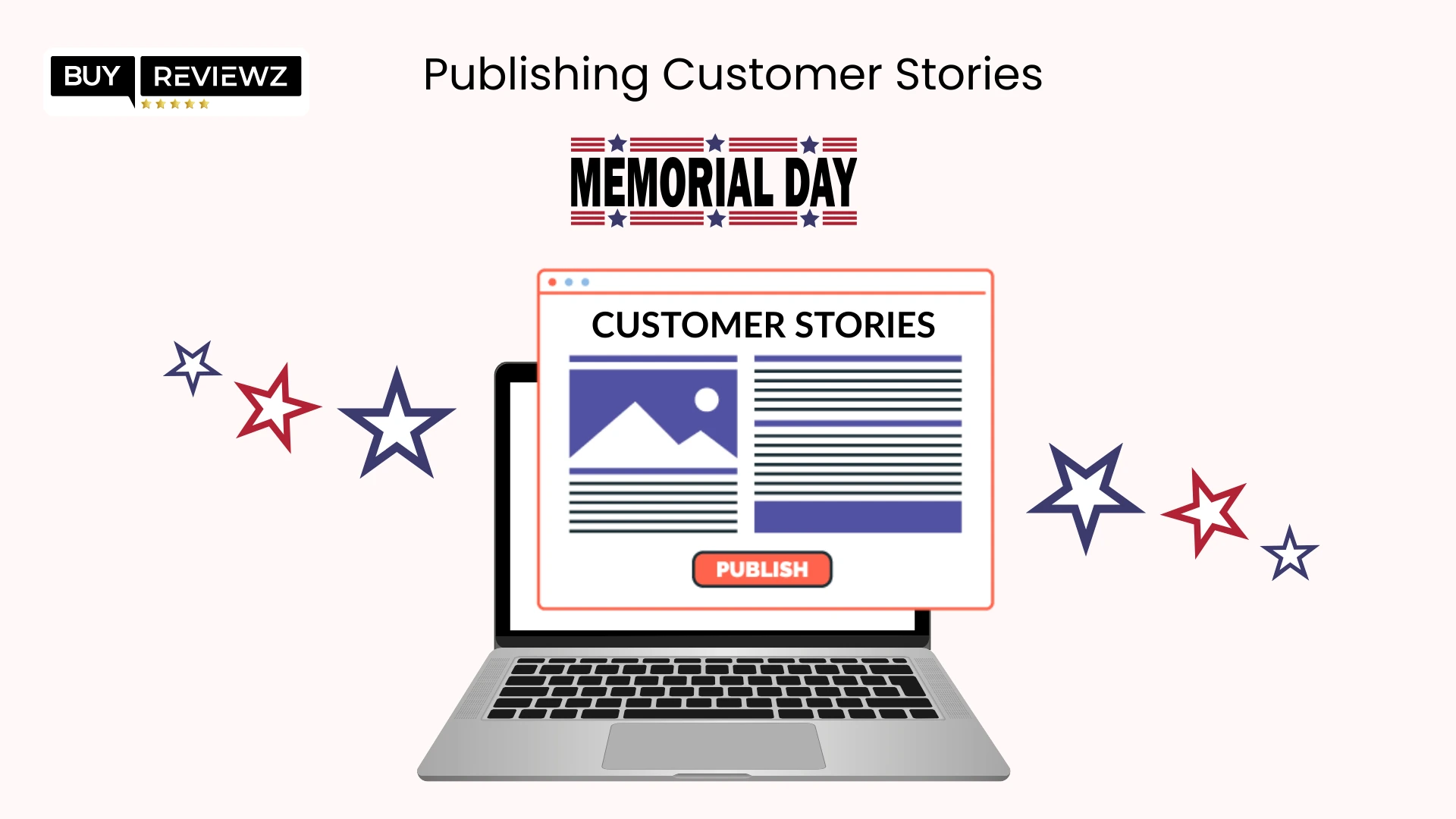 Publishing customer stories and testimonials to build trust and enhance brand reputation
