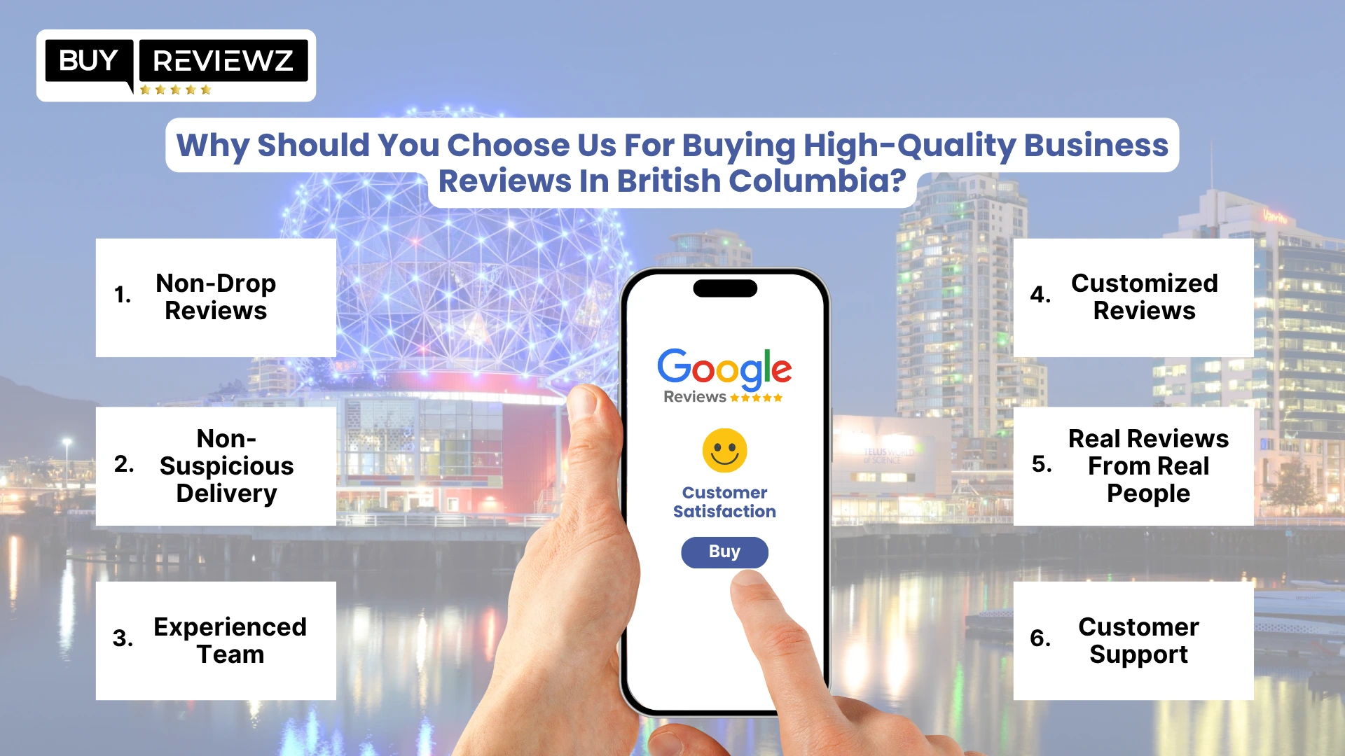 Why Choose Us for High-Quality Google Reviews in British Columbia?